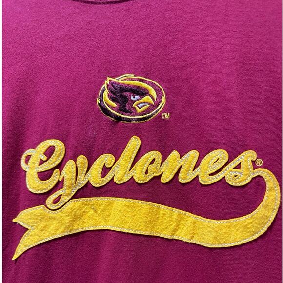 Vintage Iowa State Cyclones Embroidered Logo Cotton T-Shirt Unisex Men S Women M - Picture 2 of 11